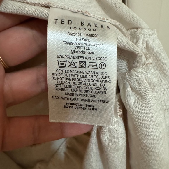 NWT Ted Baker Quinn printed wrap dress - Picture 6 of 11